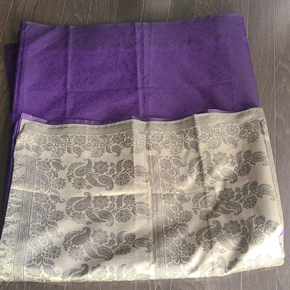 Pretty Purple Saree
